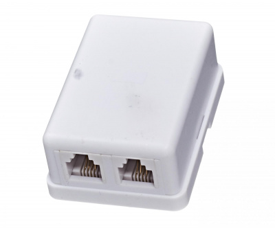 Розетка 2хRJ-11 6P4C