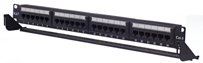 Патч-панель WT-2178C-KR-CAT.6, 24 порта RJ-45