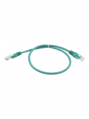 Патч-корд UTP 0,5м зеленый категория 5Е