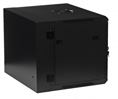 Шкаф телекоммуникационный 19 дюймов 12U 600x540мм настенный черный 