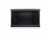 Шкаф 19" настенный 12U 600x600mm черный, дверь стекло, без вентилятора