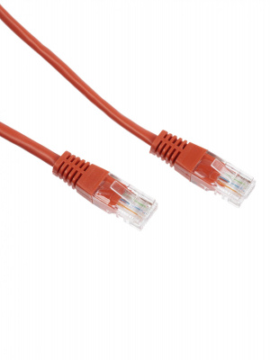Патч-корд UTP 0,5м красный категория 5Е